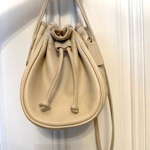 COACH VINTAGE MINI MARBLE BAG CHAMOIS LEATHER